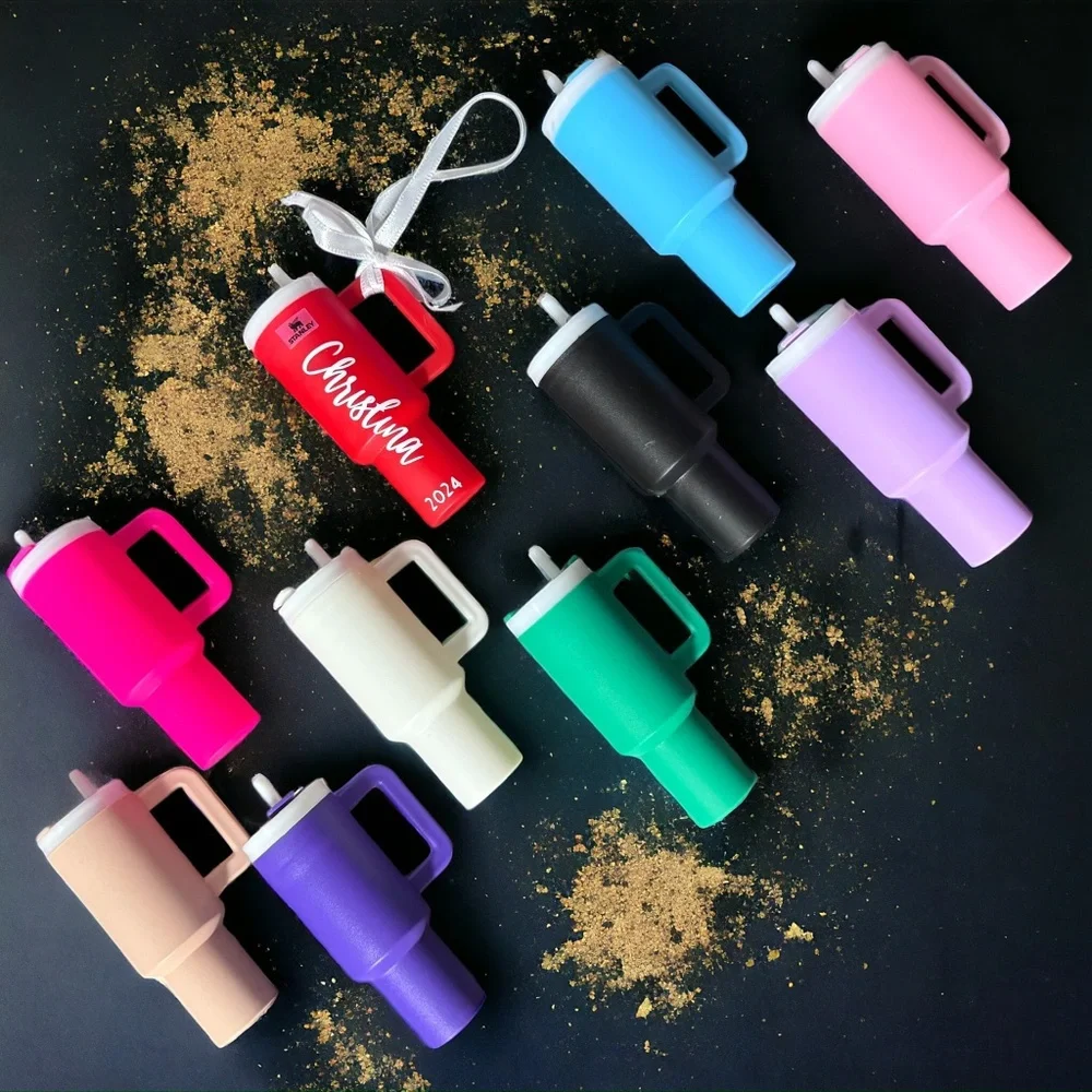 Cheers to the Season: Personalized Mini Tumbler Ornaments for the Perfect Gift
